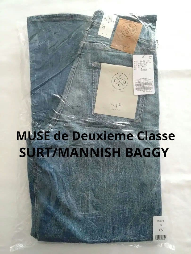 MUSE【SURT/サート】MANNISH BAGGY デニム 34