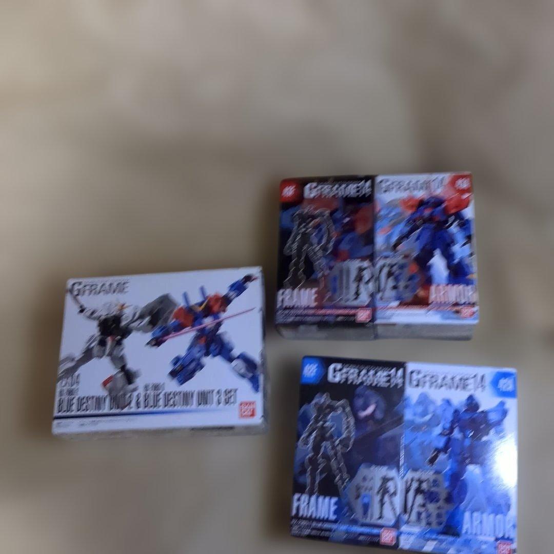 Gフレーム イフリート　ブルーデスティニー1号機　 2号機　3号機　3個セット Gフレーム ブルーディスティニー1号機 イフリート改 で遊ぶ - たなかの