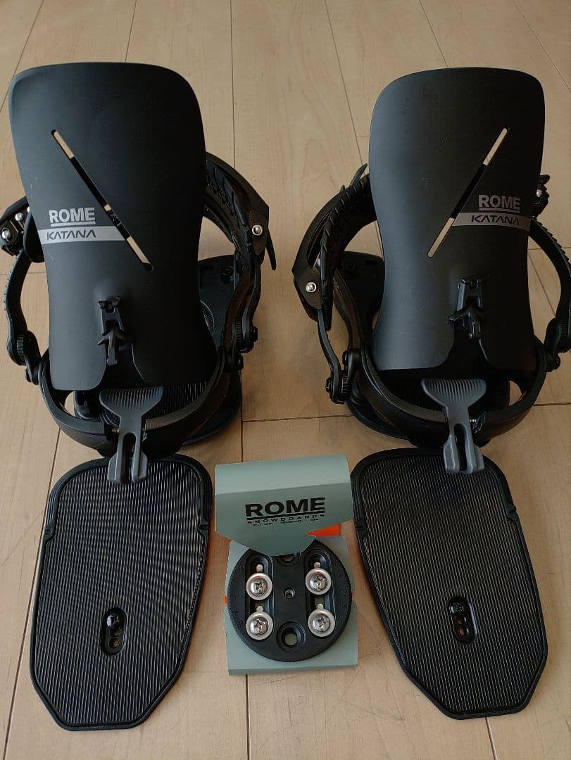 ROME KATANA & FASE スノーボードビンディングセット