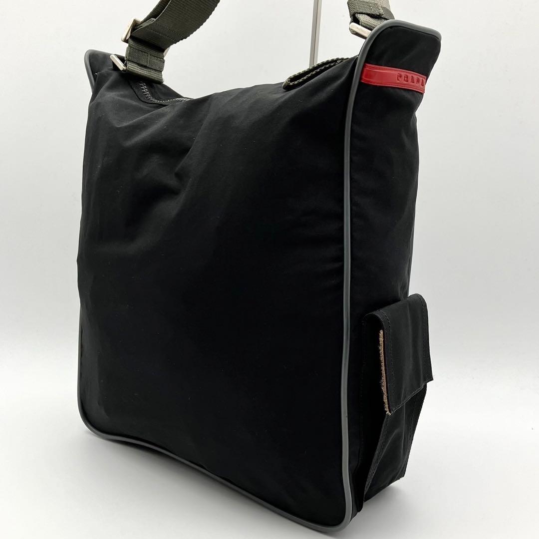 【極美品】プラダ スポーツ ショルダーバッグ メッセンジャーバッグ ナイロン