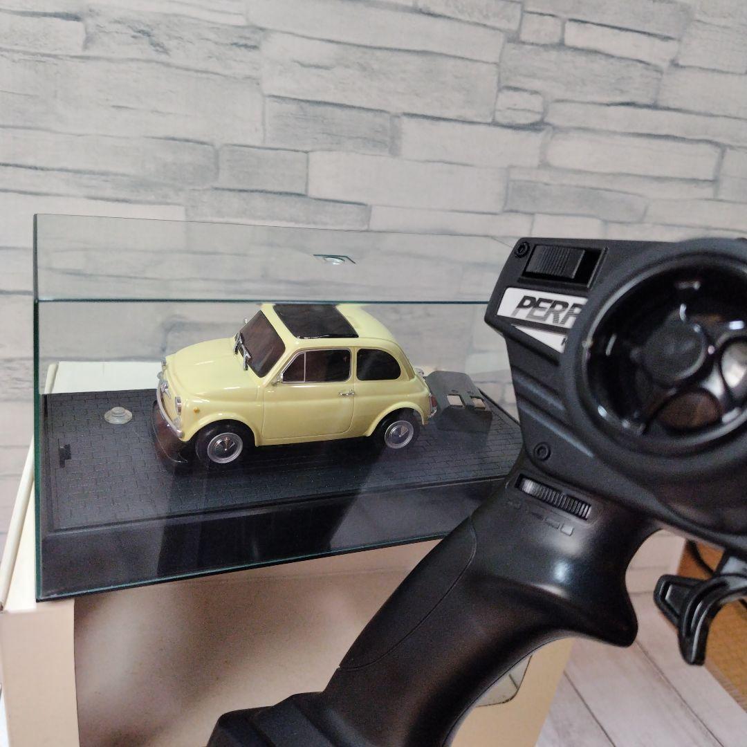 MINI-Z Lit フィアット500 ラジコンカー ミニカー京商 イエロー