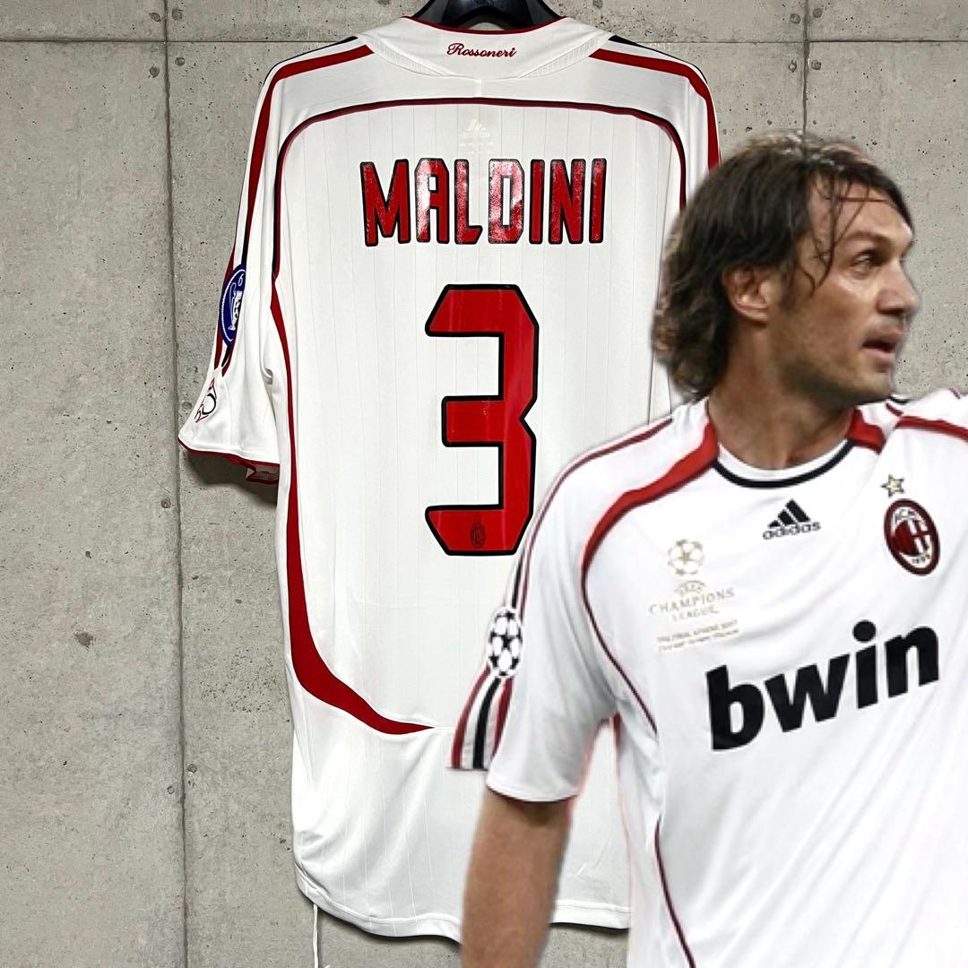 新品/タグ付き】06/07 ACミラン ♯3 マルディーニ 【XLサイズ相当