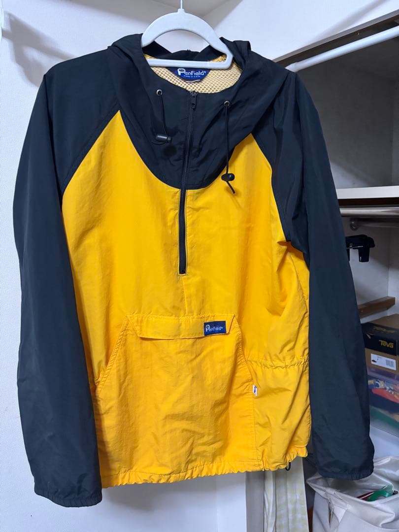 ノエル着用 ペンフィールドアノラックパーカー黒黄 - メルカリ