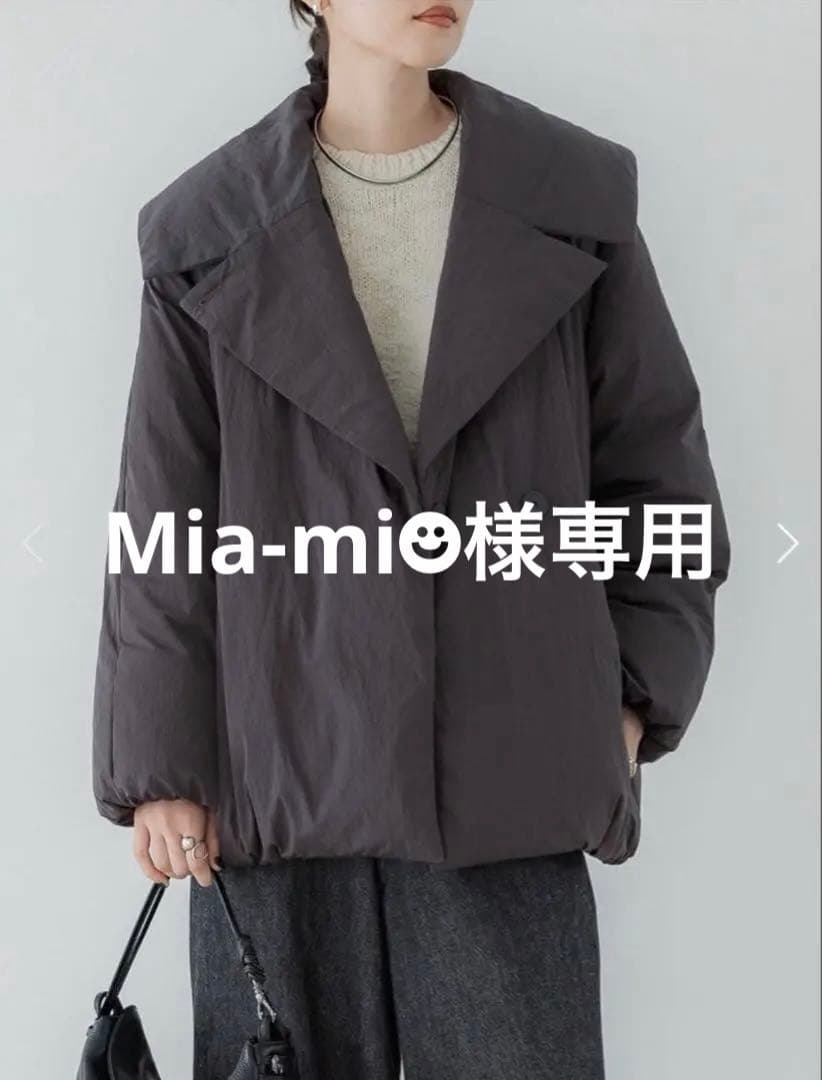 【size1】crewre ダブルブレストダウンジャケット