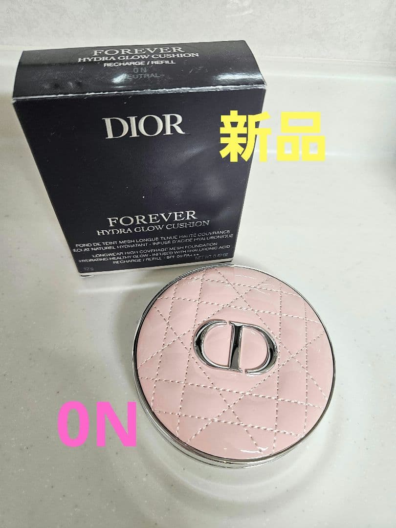 【新品】　ディオールスキンフォーエヴァーイドラ　グロウクッション　限定ケース付