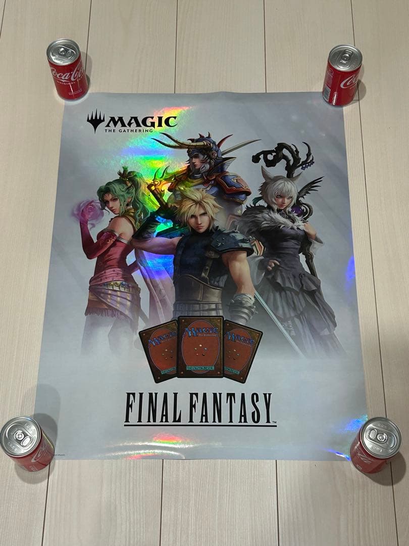 MTG ファイナルファンタジー ポスター キラ ホロ【未使用新品・非売品】 ジャンボカードダス/フラットガシャポン】初音ミク「マジカルミライ