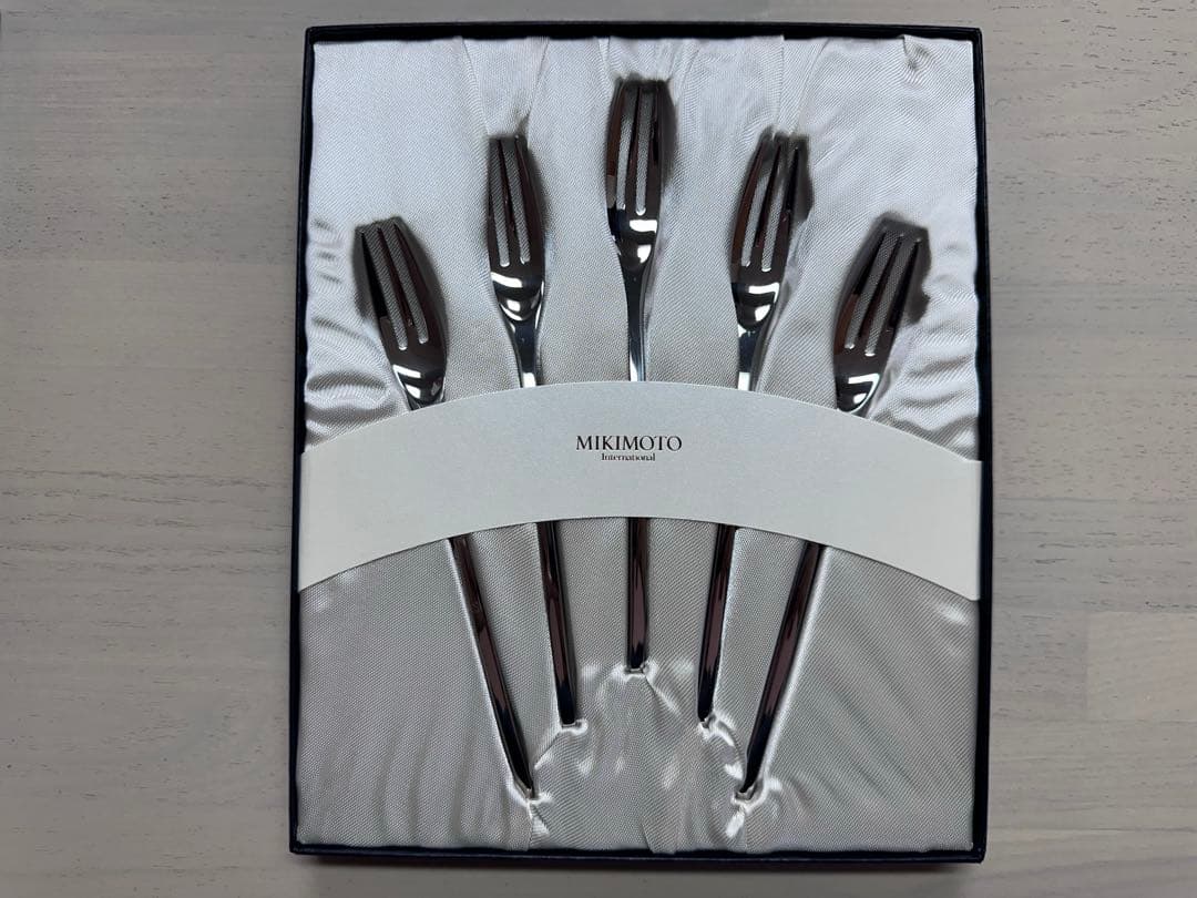 未使用〉MIKIMOTO ミキモト カトラリーセット（フォーク5セット