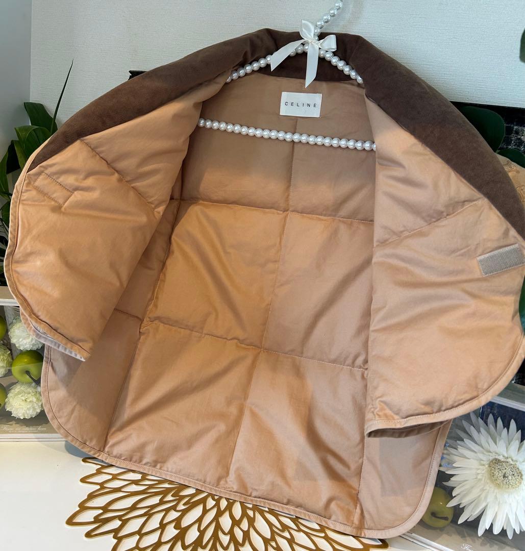 CELINE セリーヌ ダウン 羽毛 肩当て 西川産業 マカダム柄 - メルカリ