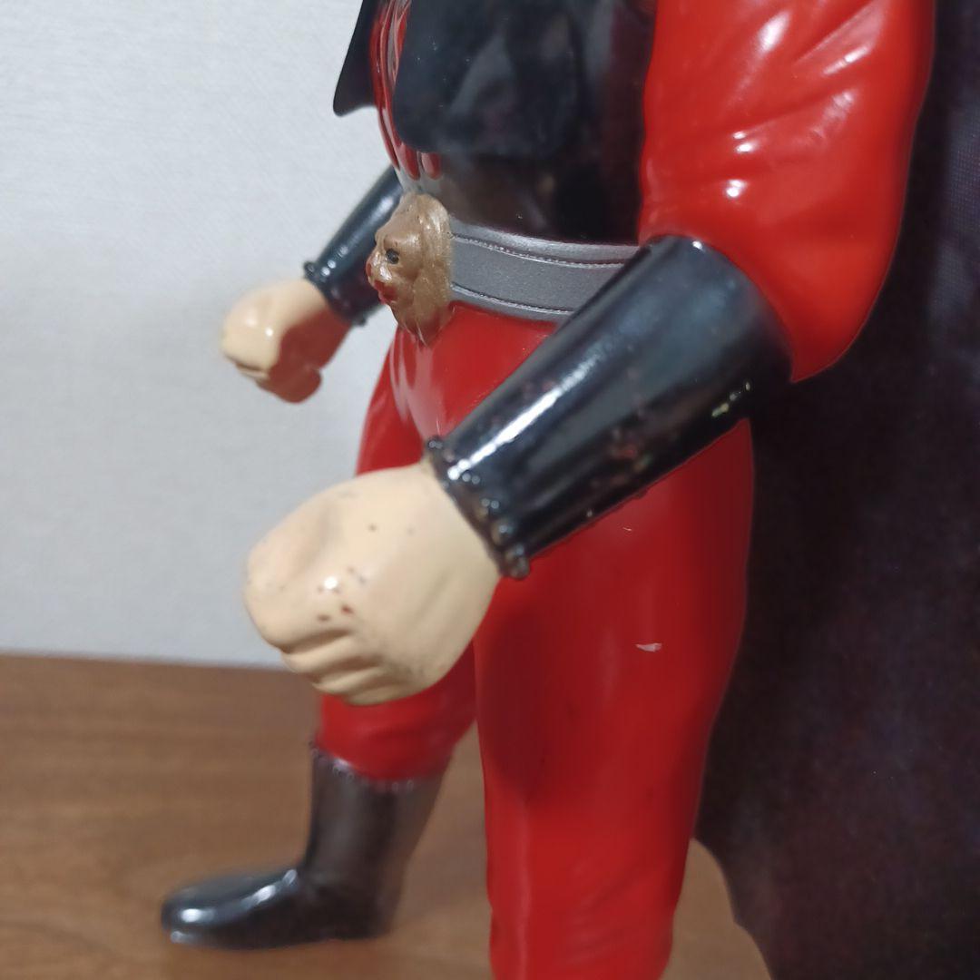 当時物 ブルマァク製「怪傑ライオン丸」黒マント付き希少ソフビフィギュア