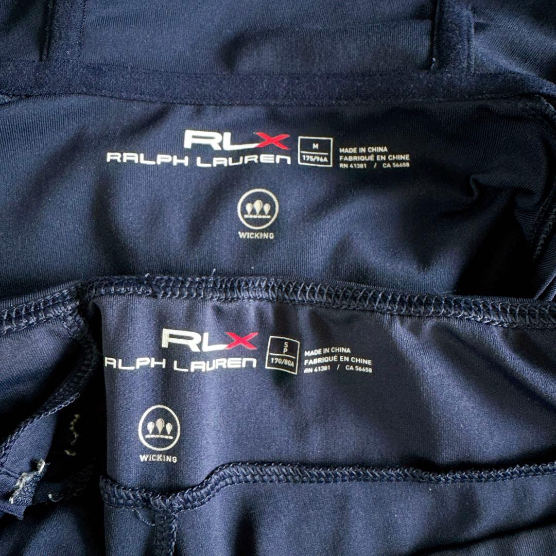 RLX】セットアップ ジップパーカー パンツ ネイビー系 上M下Sサイズ