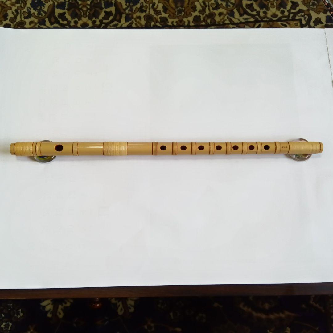 篠笛　獅子田　竹峰　本漆　白　総巻　古典調四本調子