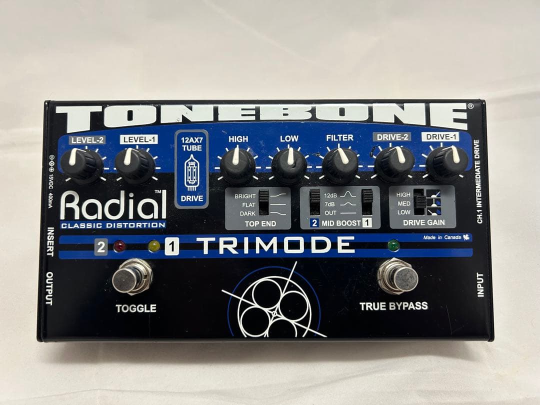Radial TONEBONE TRIMODE 2CH真空管ディストーション