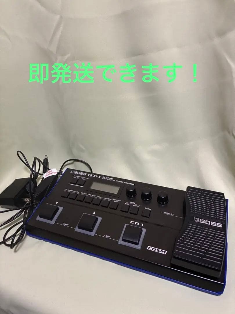 BOSS GT-1 + BOSS純正ACアダプタ　ギターエフェクター