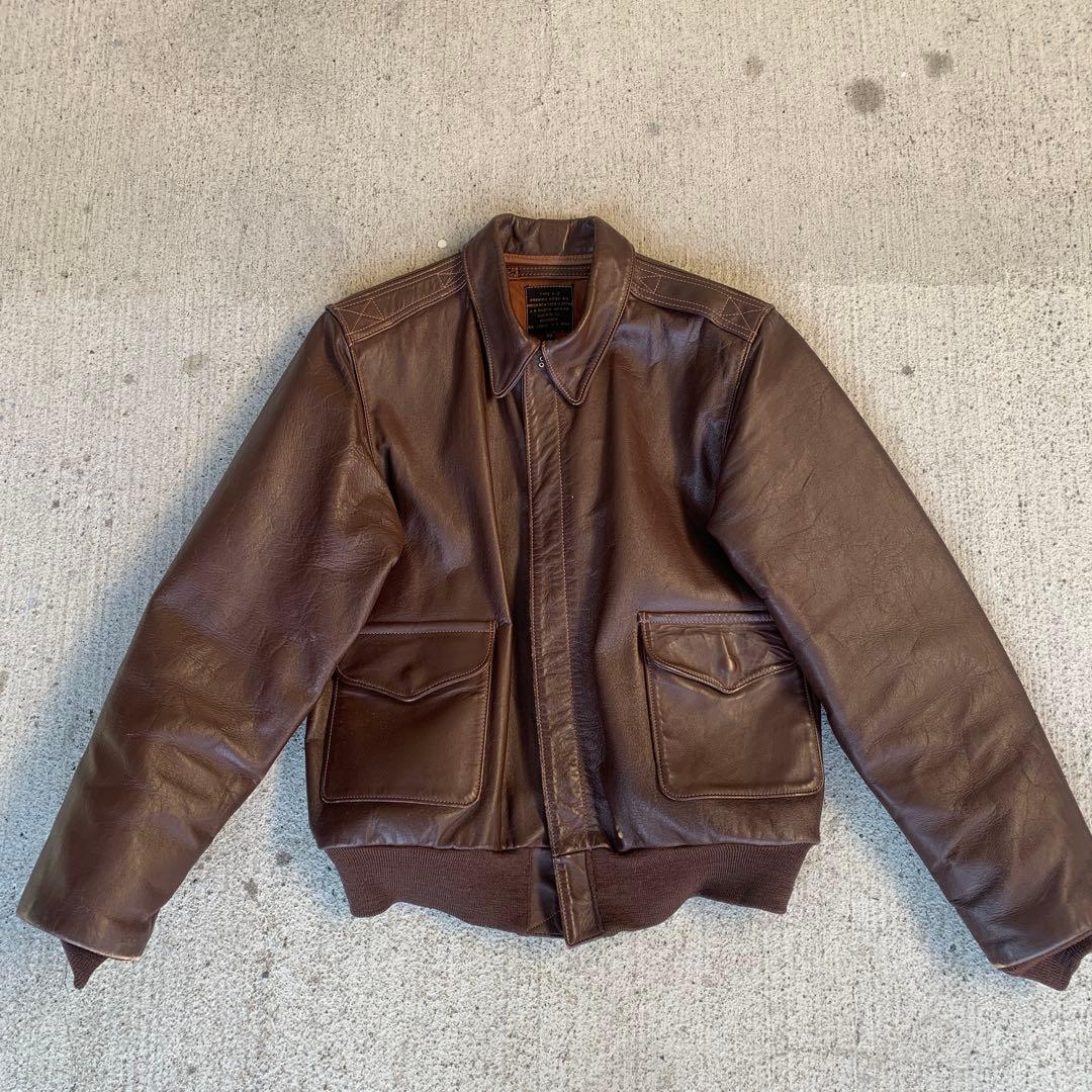 90s A2 フライトジャケット 実名復刻 USA製