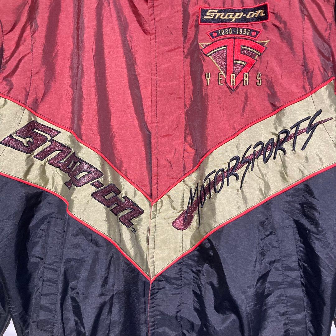 超希少】スナップオン レーシング ナイロンジャケット 75周年 90s 刺繍