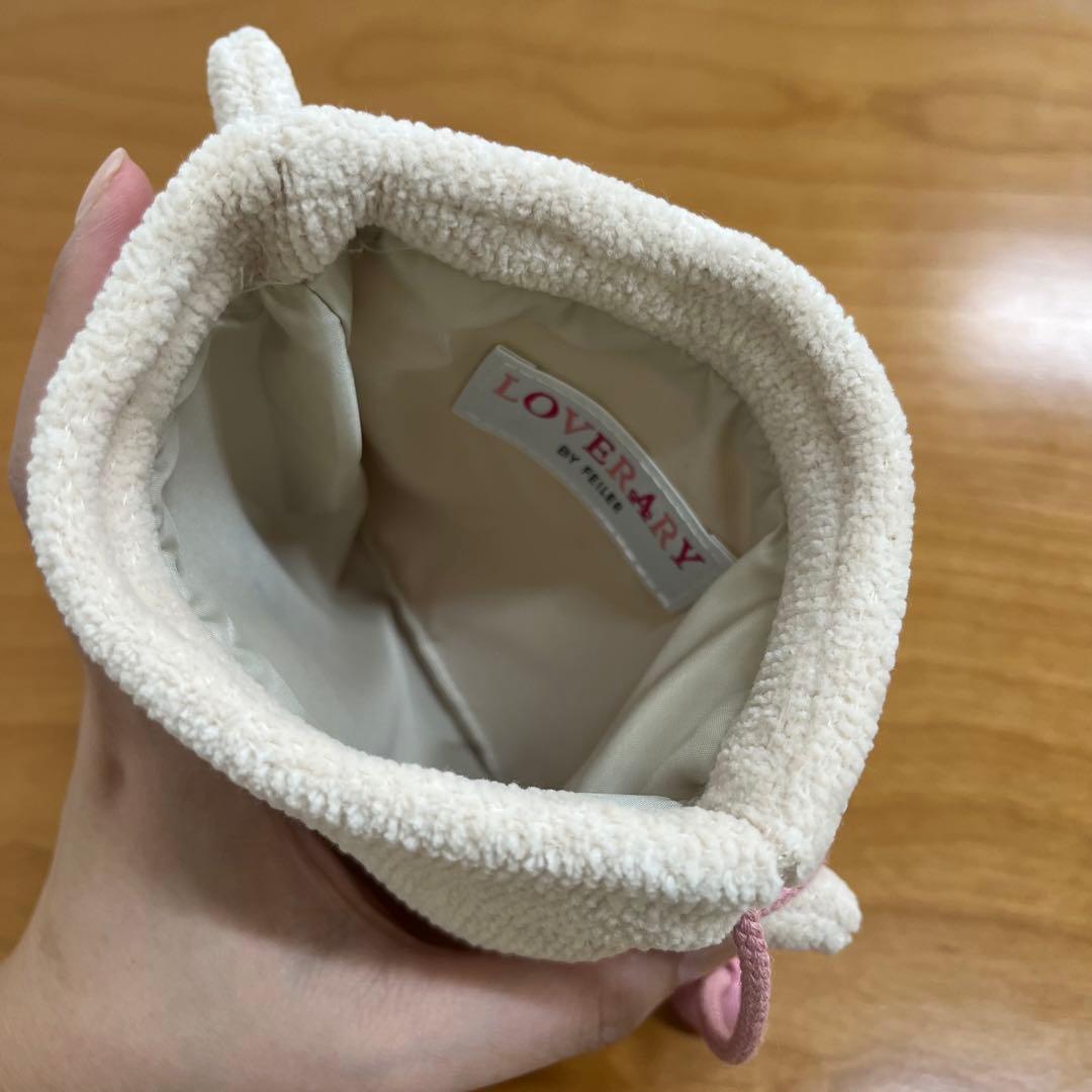 新品タグ付き】フェイラー モフモフネコチャン ネコチャン巾着 FEILER