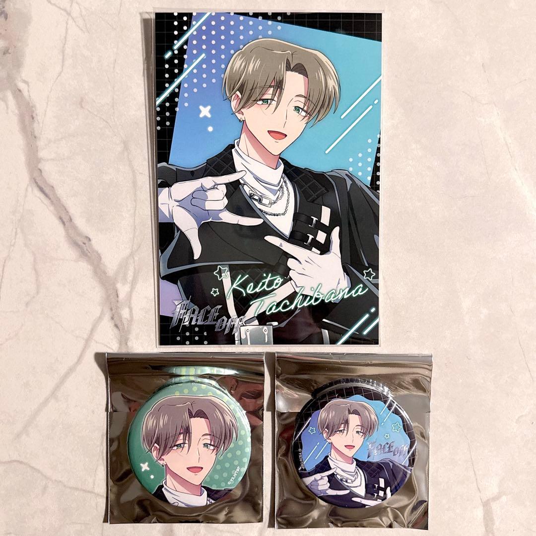 多聞くん今どっち F/ACE OFF ツリービレッジ横浜 キャラバッジ 橘敬人