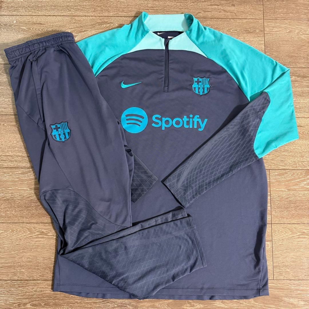 Nike FCバルセロナ 23/24 選手着用トレーニングトップ ジャージ 上下
