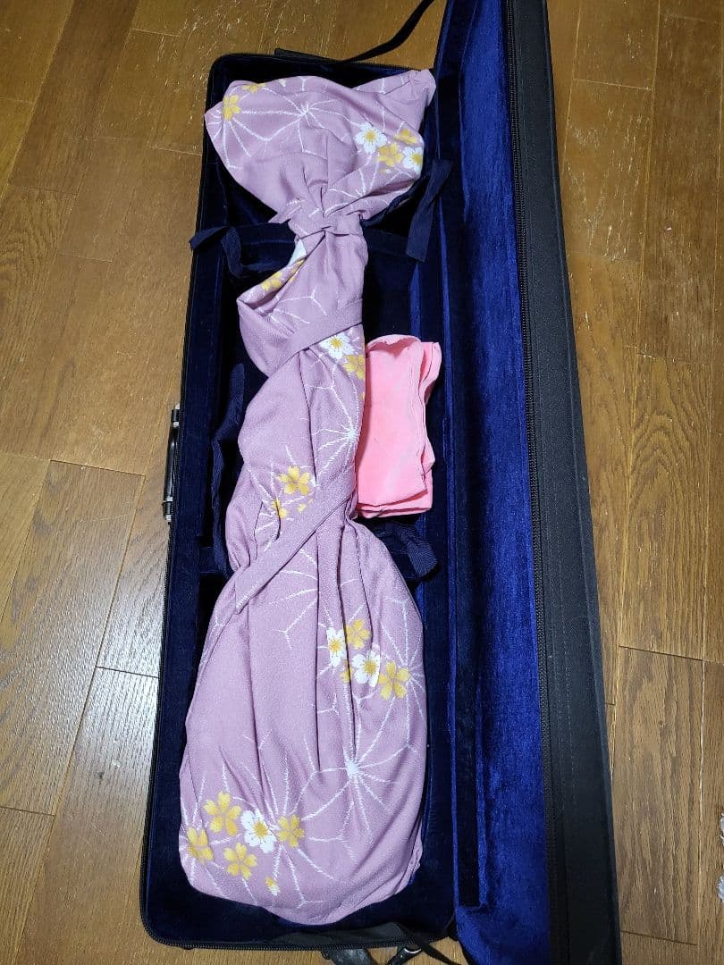 三味線本体 その他三味線グッズセット　バチ等　○皮割れあり○◎修理してください◎