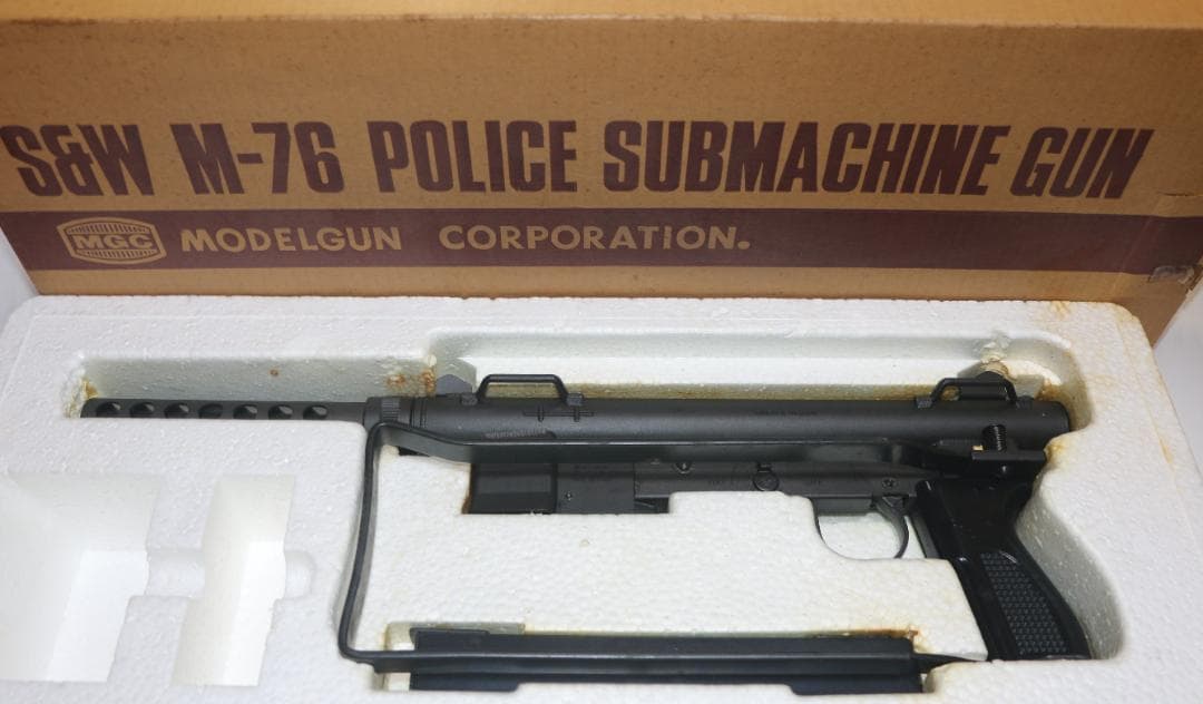 超希少！MGC ABS樹脂製Ｓ＆Ｗ　Ｍ－７６サブマシンガン未発火 ＳＰＧ合法品 S&W M76 Submachine gun by MGC : 