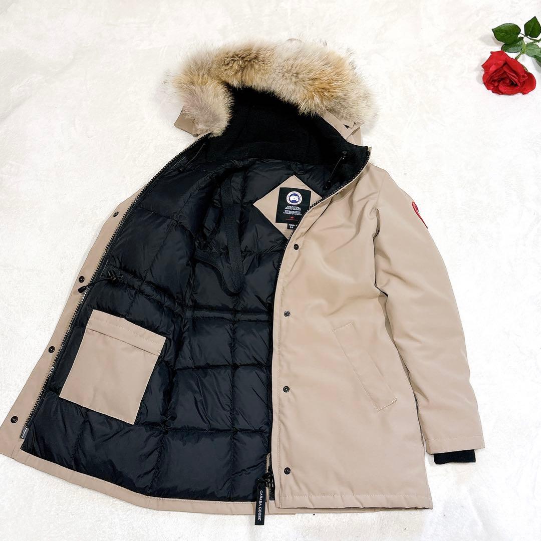 新品同様✨　カナダグース　ビクトリアパーカー　S ベージュ　レディース