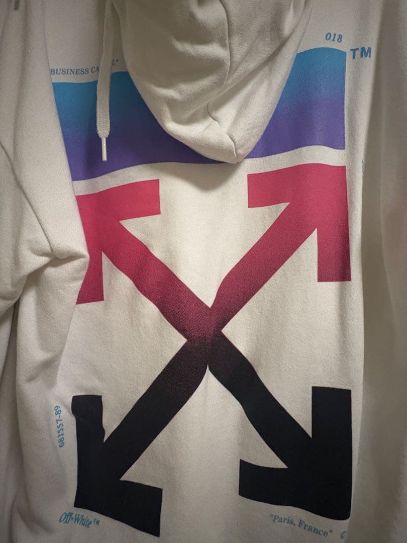 OFF-WHITE パーカー ホワイト 2013