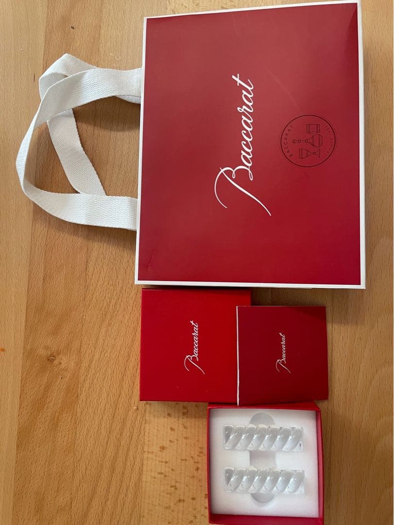 Baccarat バカラ　箸置き　2点セット　新品未使用