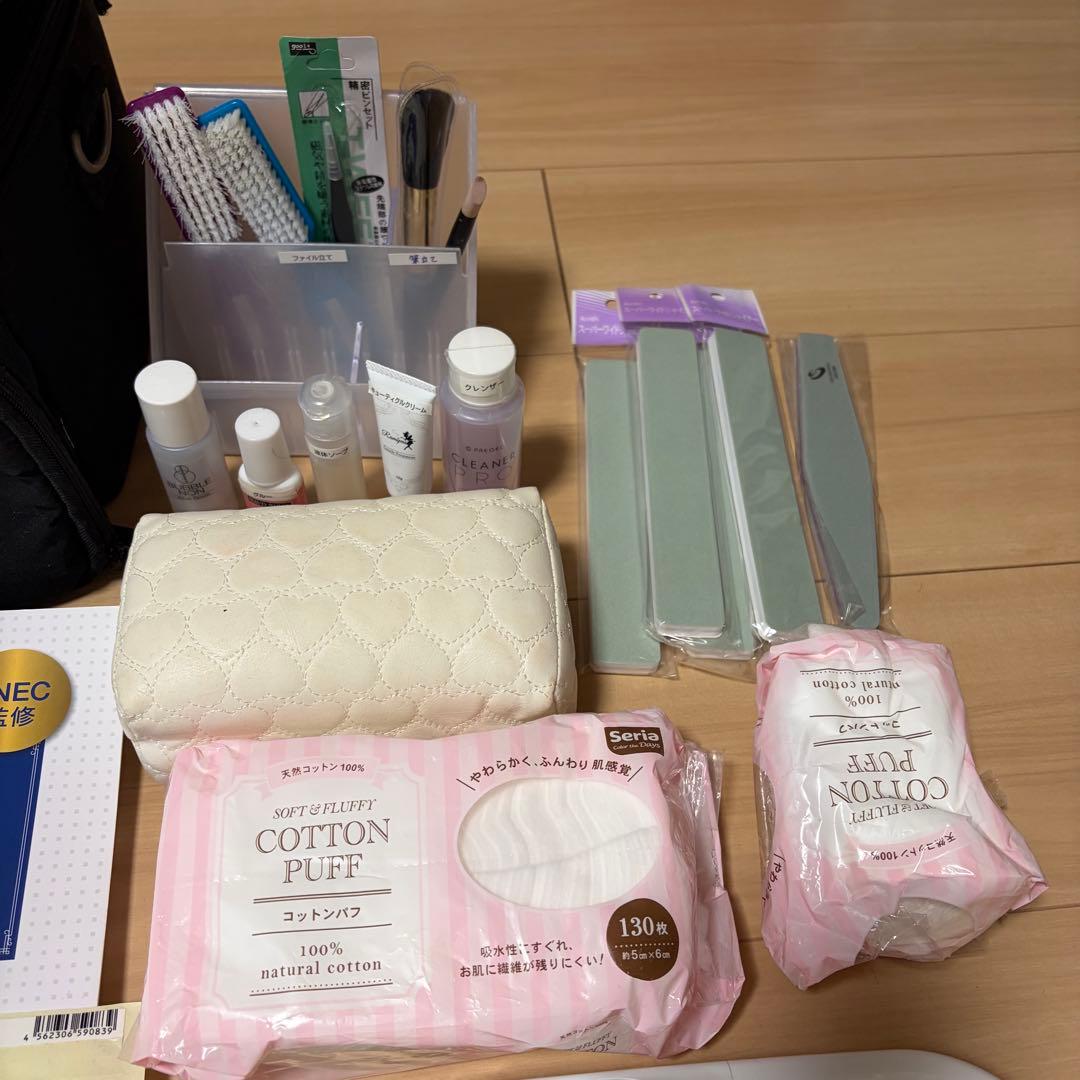 ネイル 検定 セット ネイルバッグ ネイリスト 教科書 - メルカリ