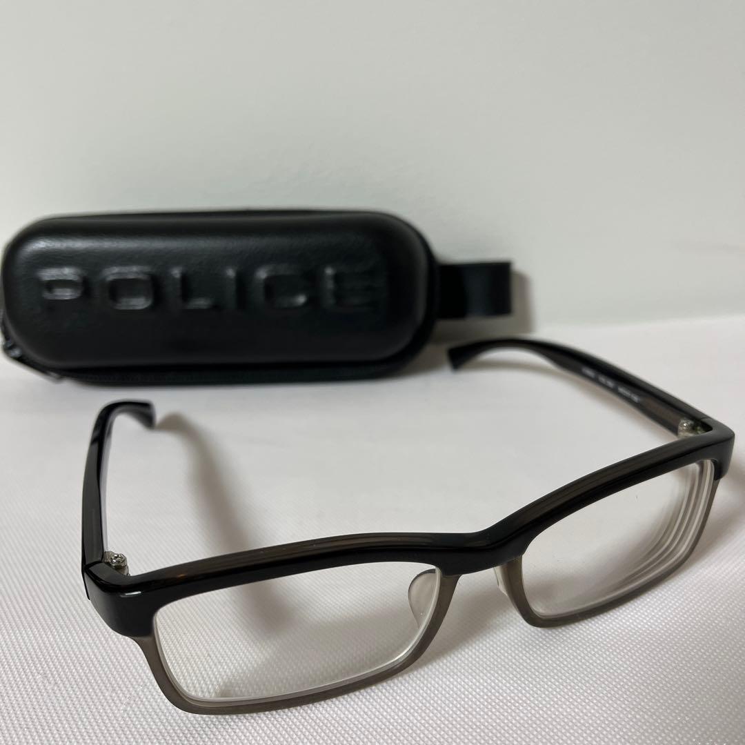 メガネ・老眼鏡 POLICE V1905J 2BJ POLICE（ポリス） メガネ フレーム 国内正規品 伊達メガネ 老眼鏡 度