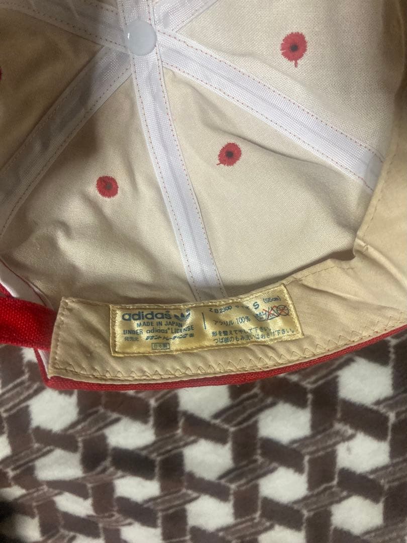 80s Old adidas トレフォイルロゴ キャップ デサント製|mercari