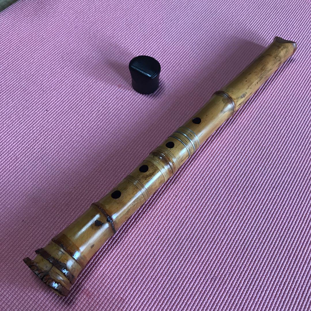 16 値下げ　尺八　一尺六寸管　銘　仙山？