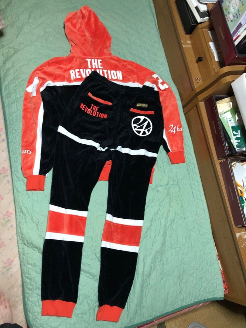 24karats ジャージ セットアップ オレンジ XL EXILE 三代目 - メルカリ