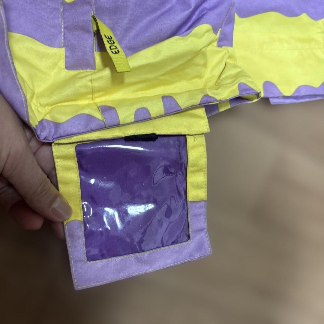 EDGE スノーボードウェア 紫/黄色 サイズ11 Mくらい 美品 - メルカリ
