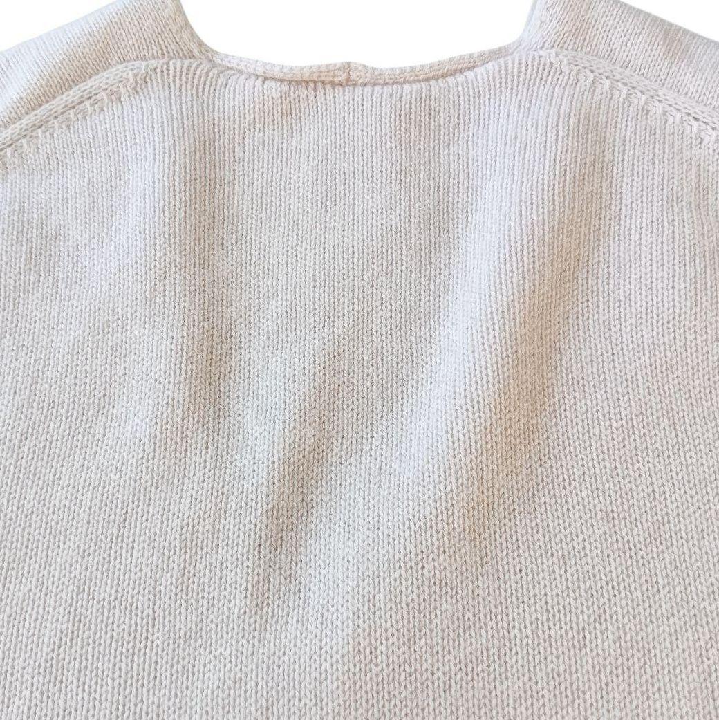 ハウスオブロータス】定価5.2万 カシミヤVネックチュニックニット