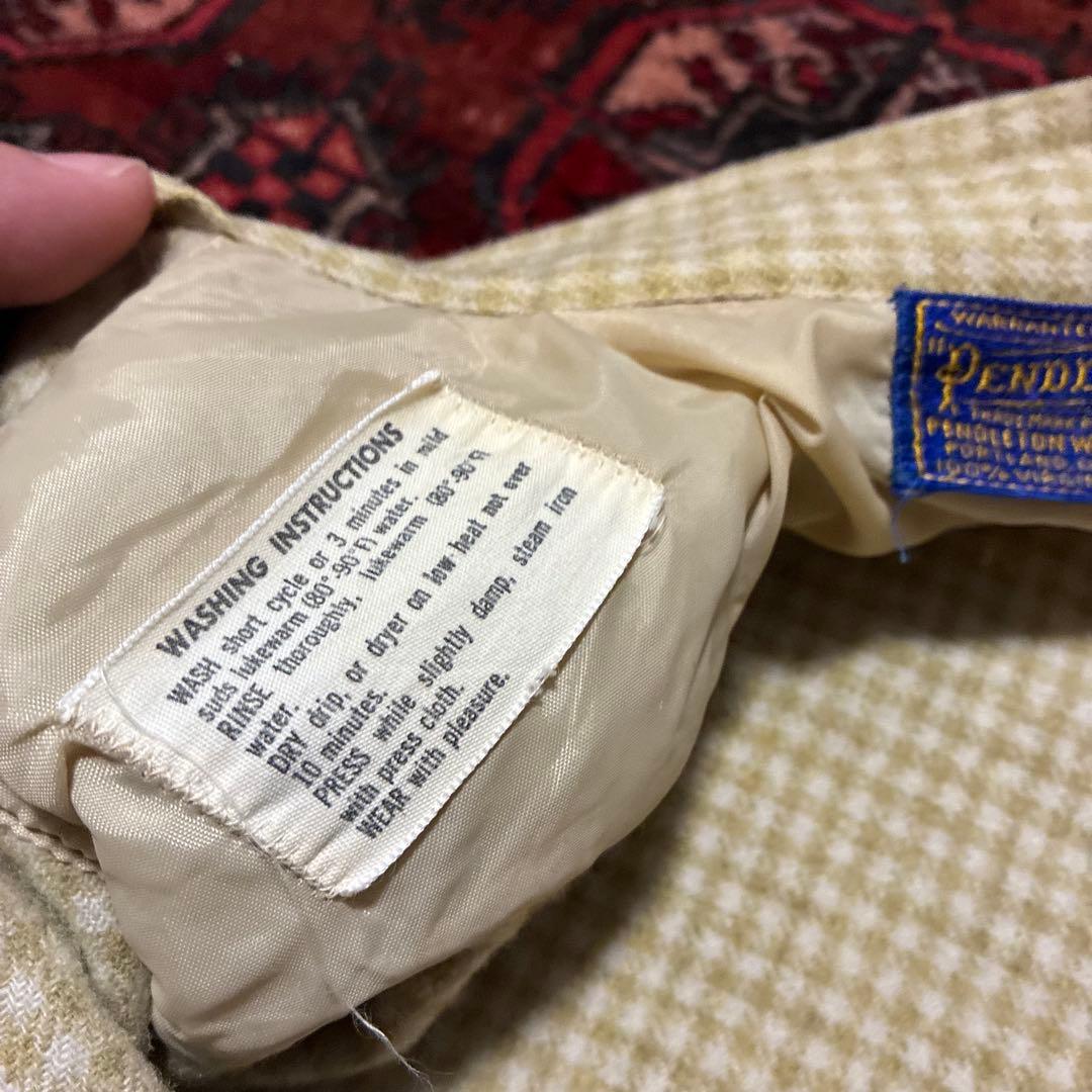好配色 60S 70S USA製 PENDLETON シップボードシャツ M - メルカリ