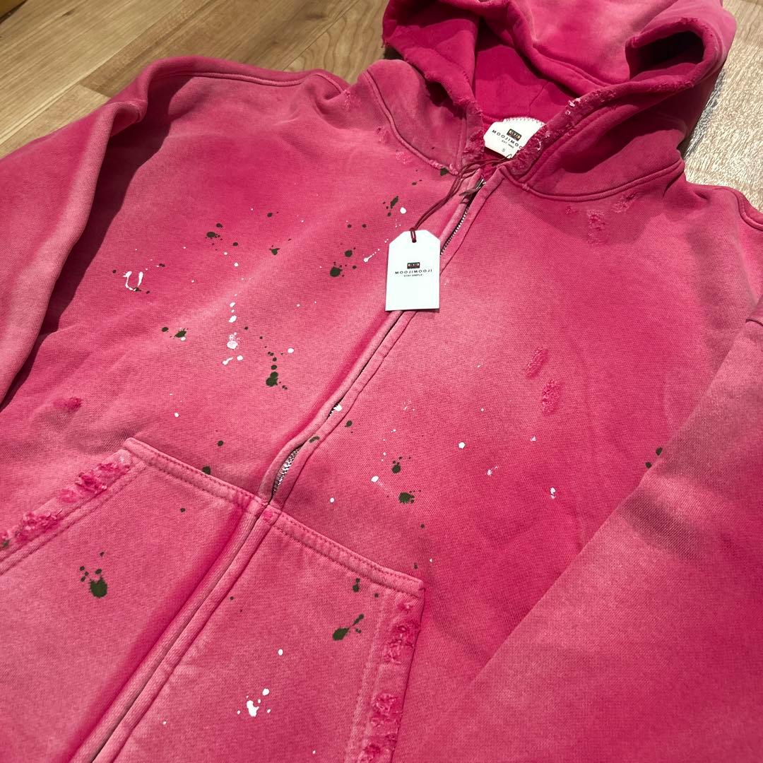 mooji mooji【新品未使用】ヴィンテージスウェットフーディー S