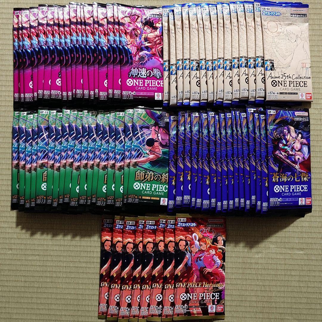 ワンピースカード　サーチ済み　77パック　神速の拳師弟の絆ヒロインズエディション