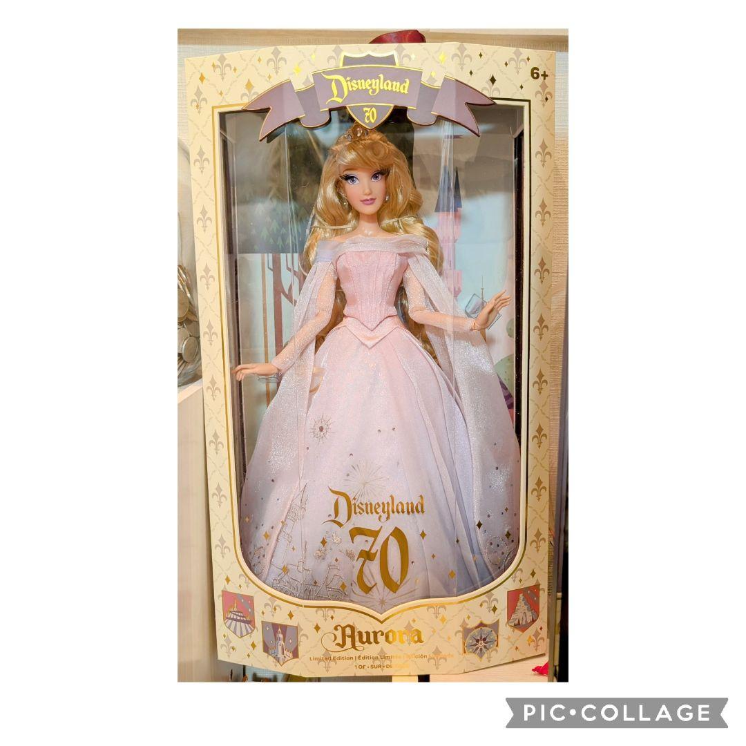 眠れる森の美女　カリフォルニアディズニー70周年　限定ドール　オーロラ姫