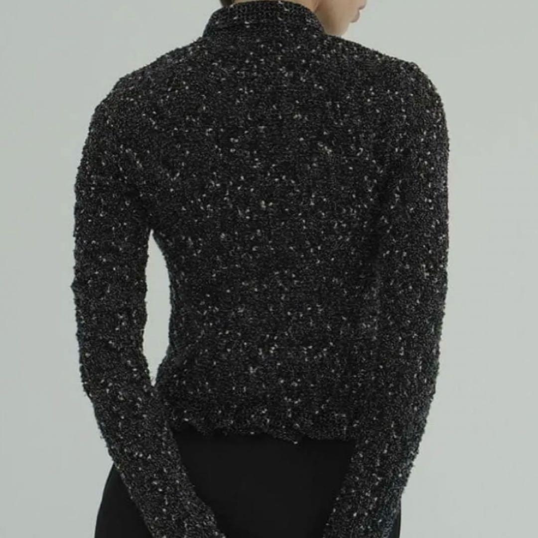 CLANE MIX MESH GATHER SHIRT - メルカリ