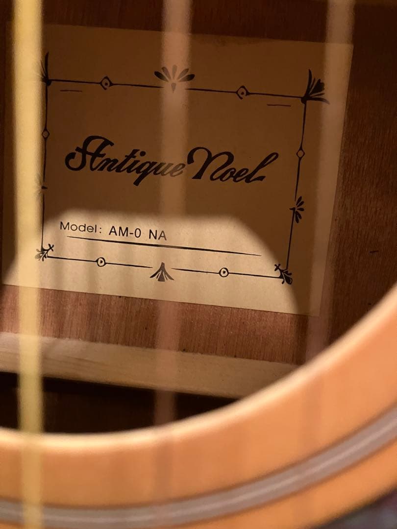 ミニアコースティックギター ANTIQUE NOEL AM-0 NA セット - メルカリ