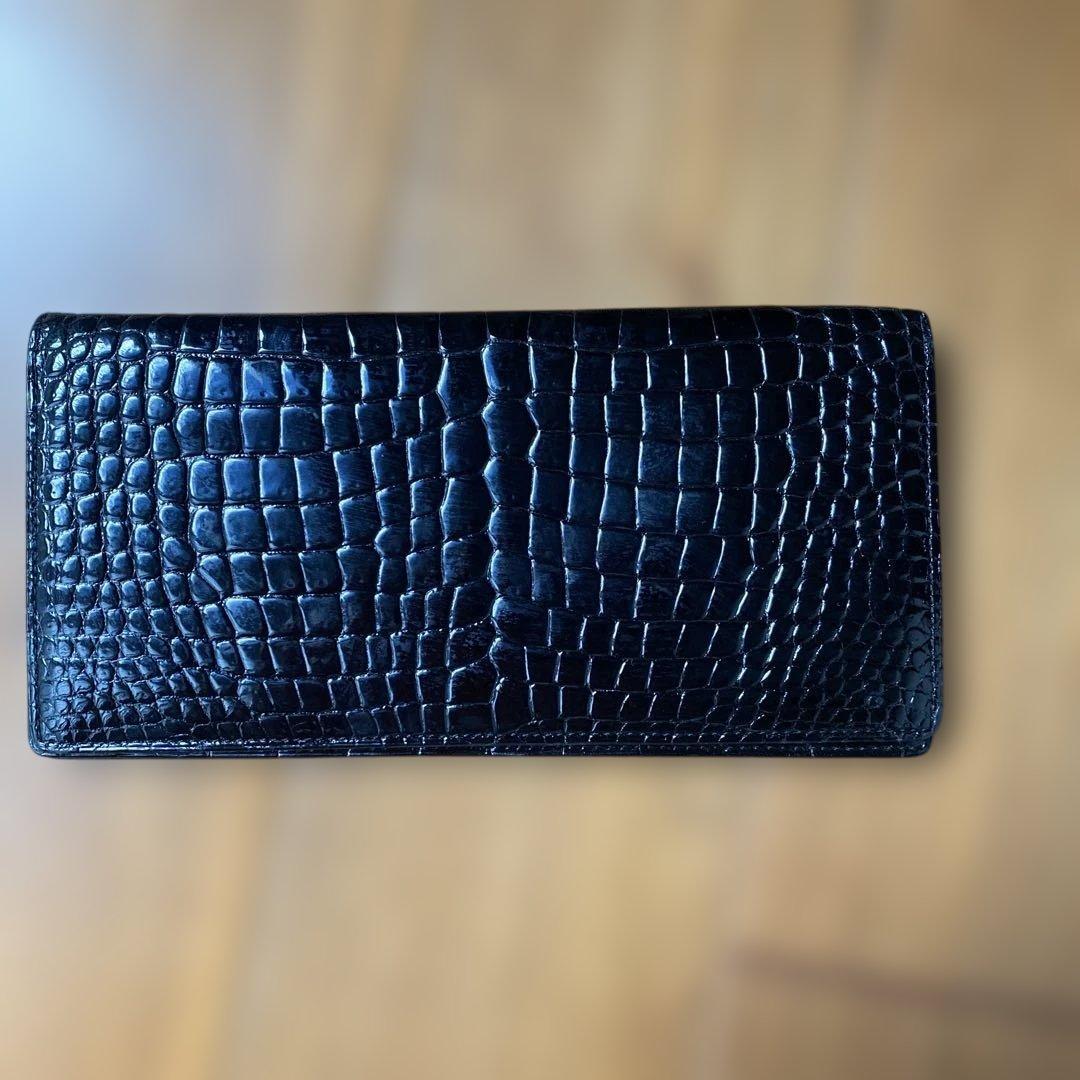 WAKO クロコダイルレザー 長財布