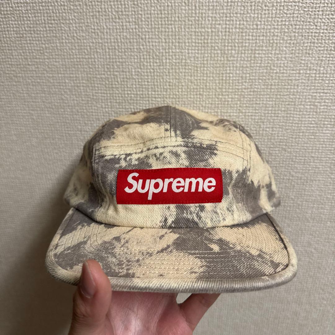 Supreme Denim Camp Cap デニム キャップ　BLEACHED