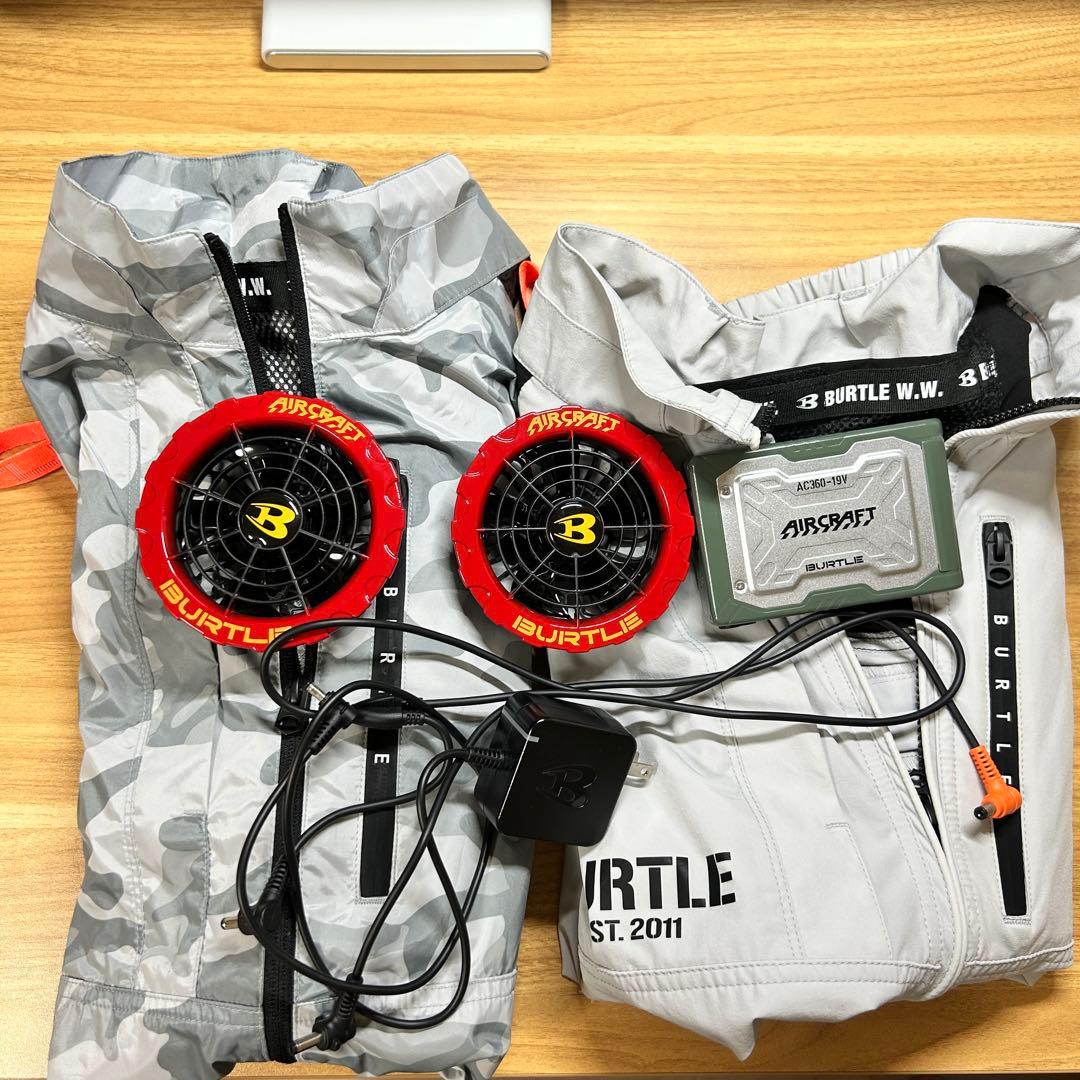 【美品•自宅室内でのみ使用】BURTLE AIRCRAFT 空調服セット