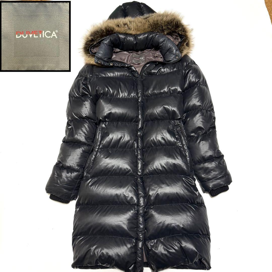 デュベティカ ダウンコート デネブ フォックスファー ロング 38