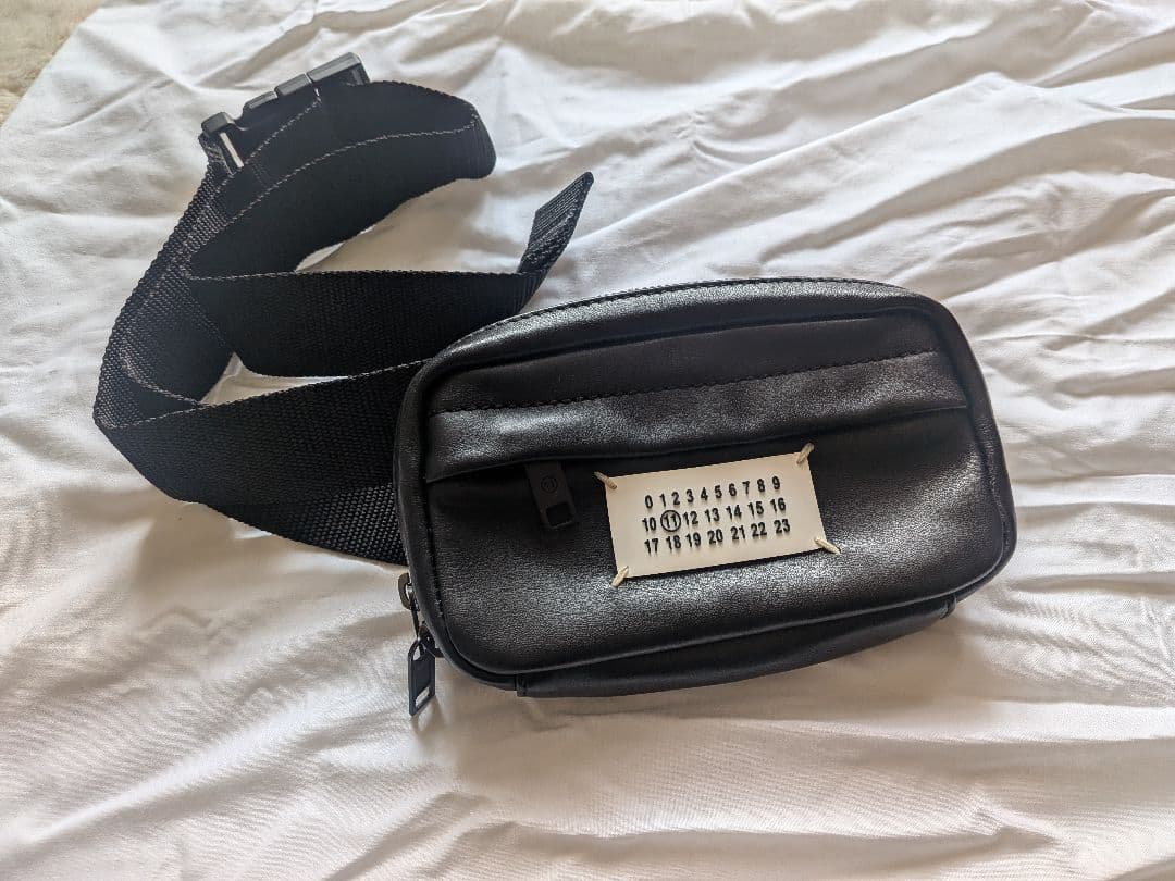 maison margiela レザーバムバッグ