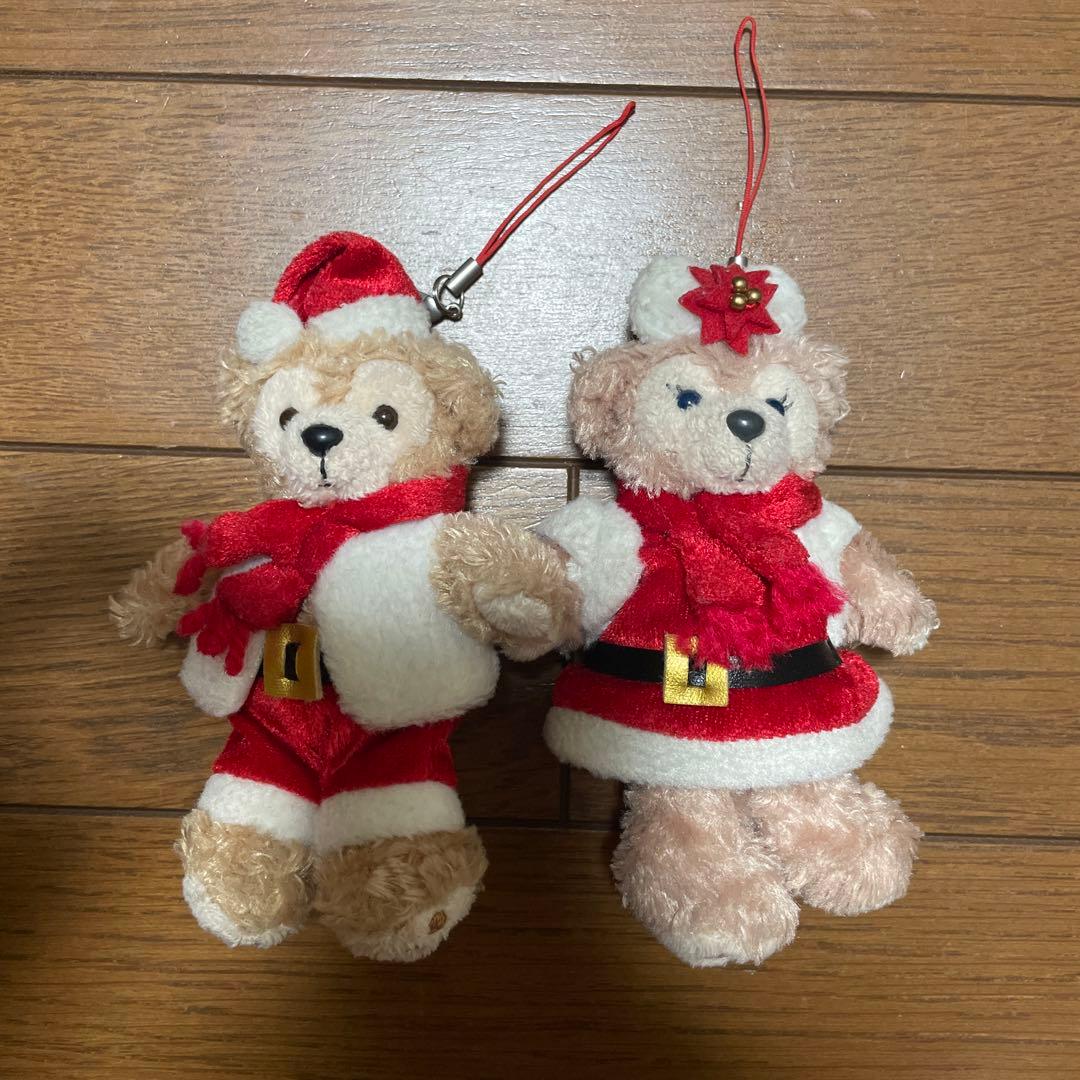 ダッフィー シェリーメイ 2010年限定 クリスマス ストラップ
