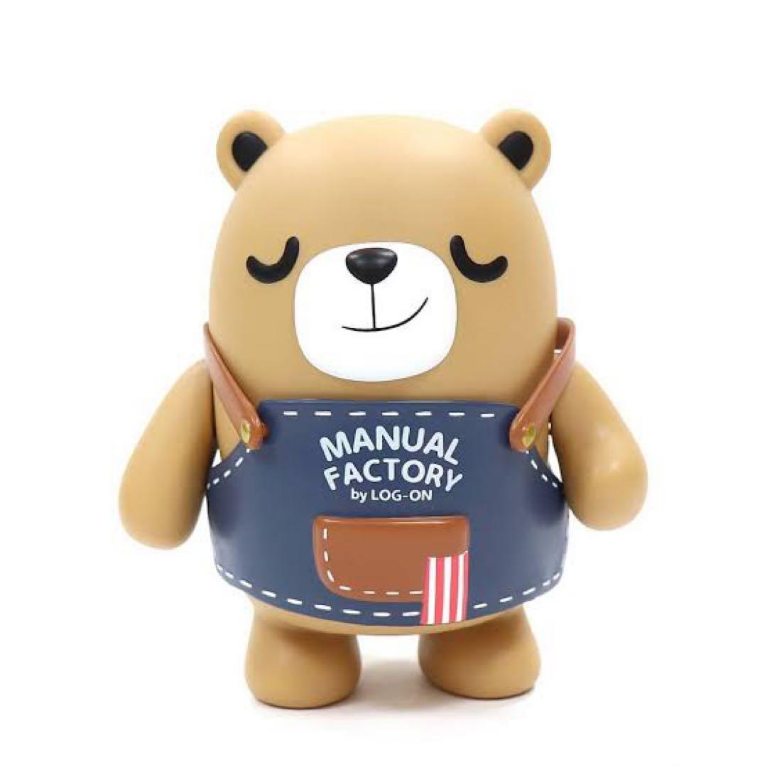 香港LOG-ON マニュアルファクトリーベア Soft Vinyl