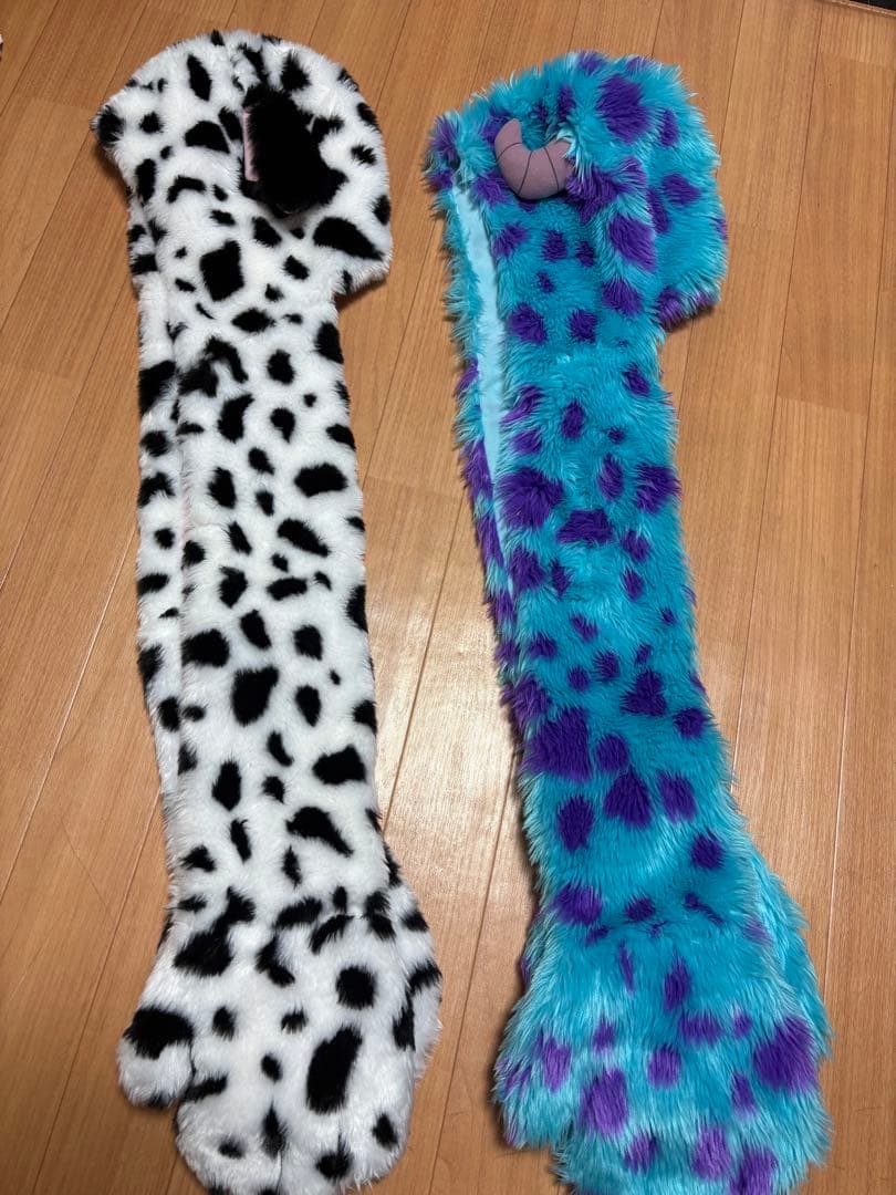 サリー、101匹わんちゃんマフラーファンキャップ　セット