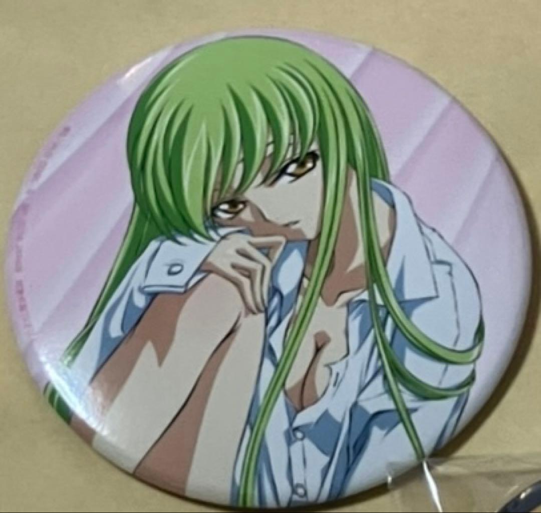 コードギアス　C.C. 缶バッジ　SEGA セガ　限定　シーツー