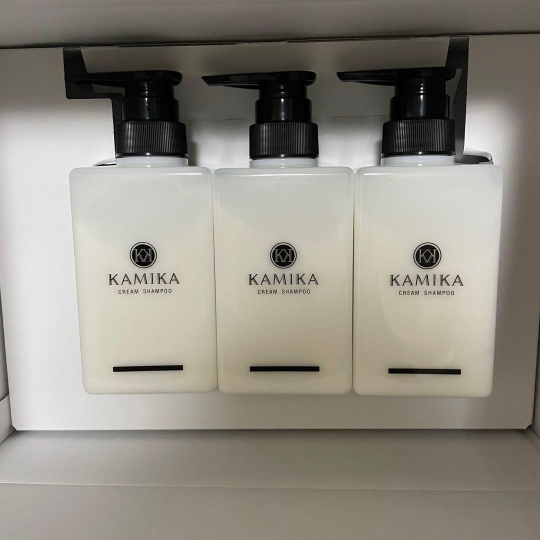 mu7582 KAMIKA クリームシャンプー 3本セット